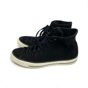 Vintage Black Suede High Top Converse
